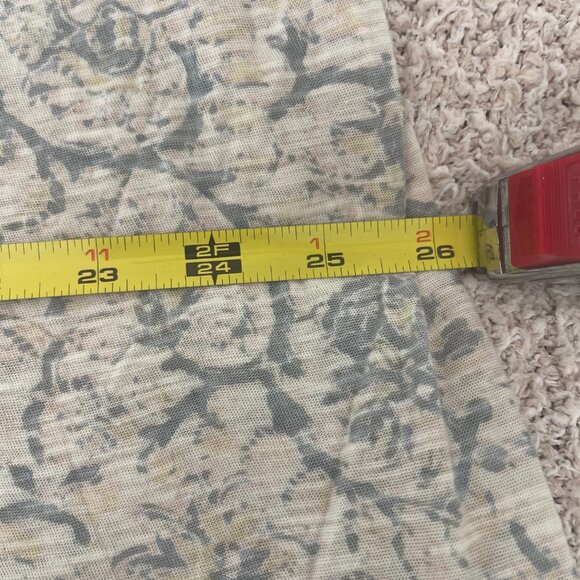 Free People light grey / pink/yellow floral print light weight tshirt - Picture 5 of 5